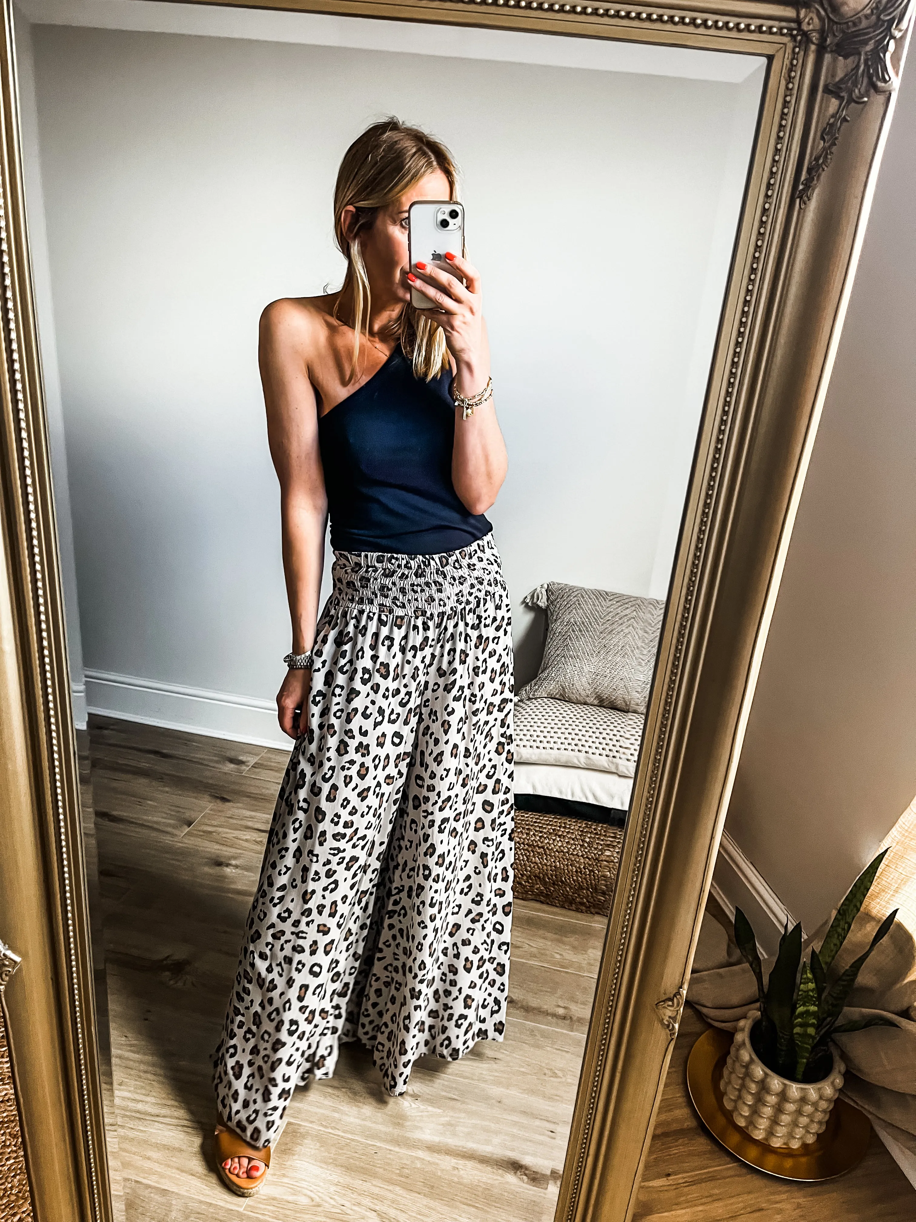 Leopard Palazzo Pants