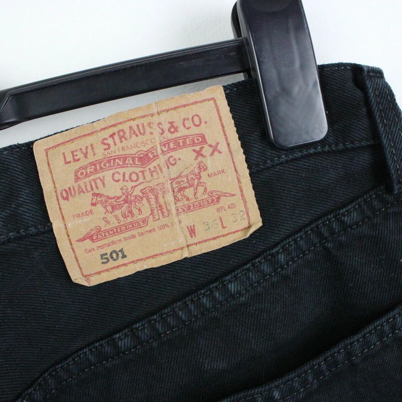 LEVIS 501 Jeans Black | W35 L32