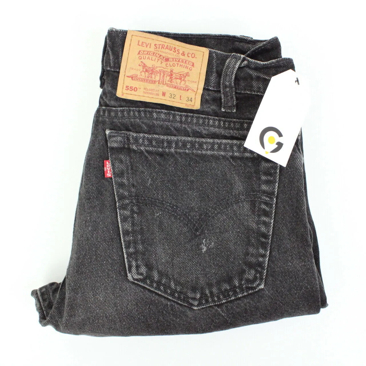 LEVIS 550 Jeans Black Charcoal | W32 L34