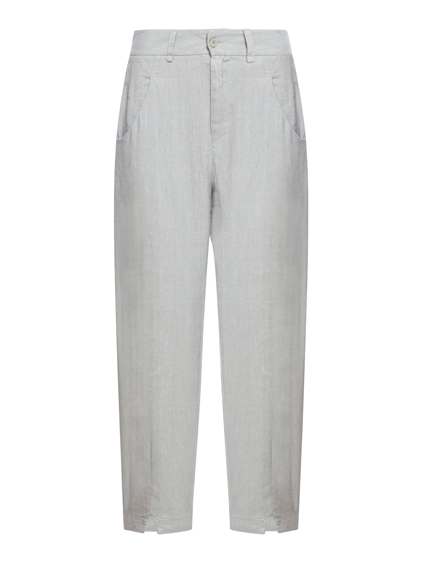 linen blend trousers