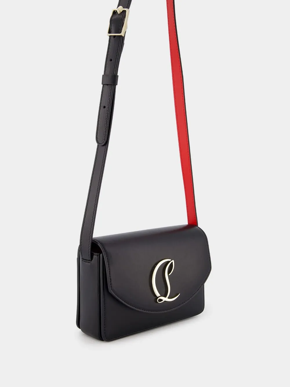 Loubi54 Black Nappa Crossbody Bag