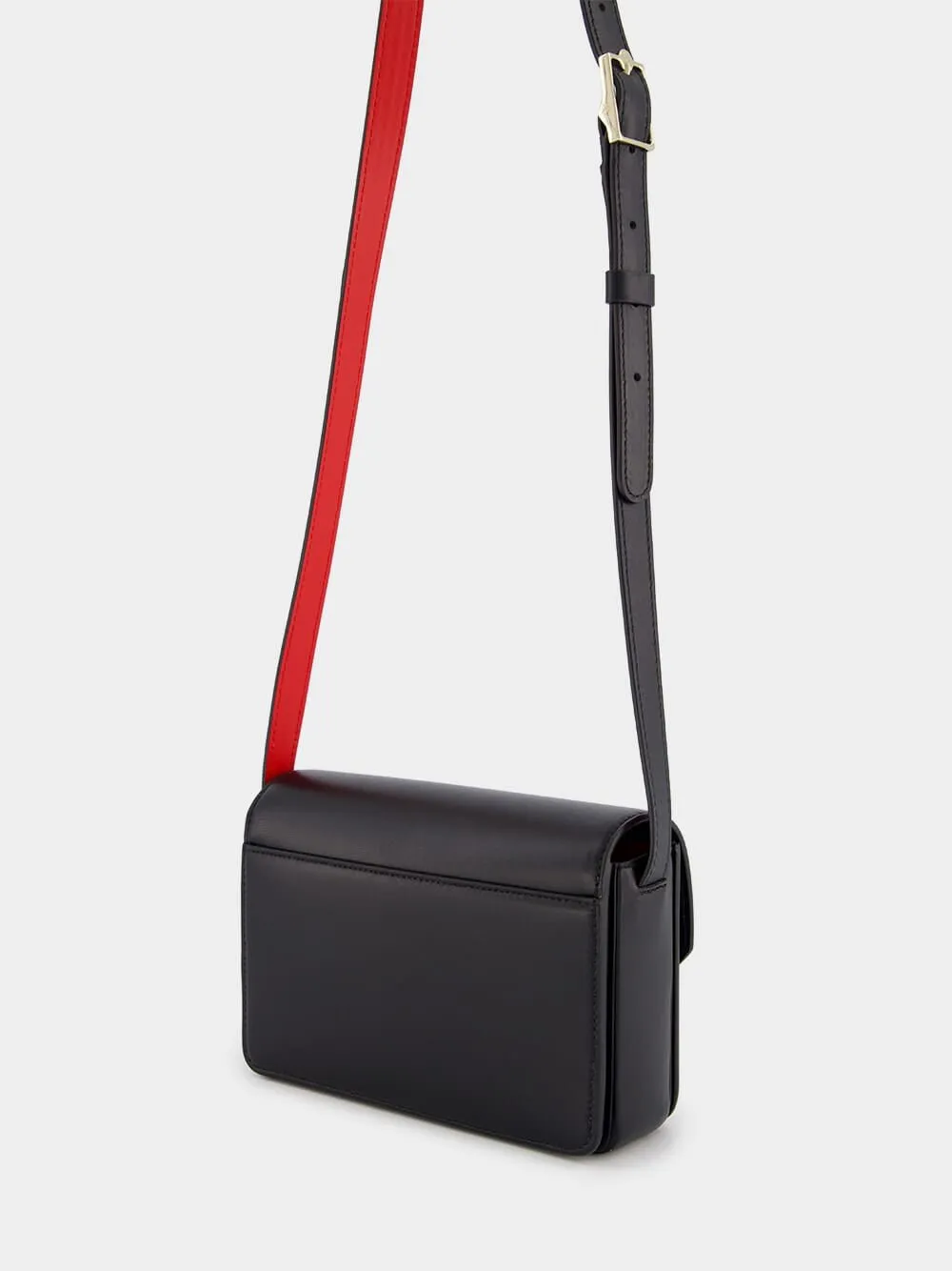 Loubi54 Black Nappa Crossbody Bag