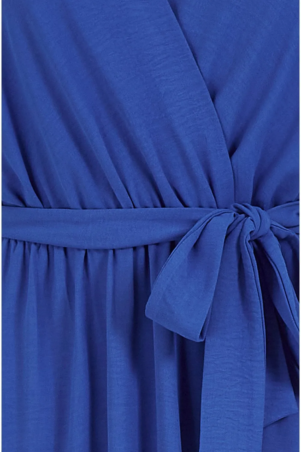 Mela Blue Kimono Sleeve Midi Dress