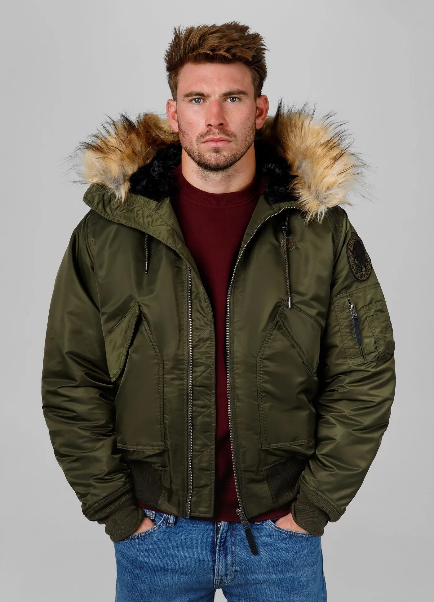 Men's hooded winter jacket Harvest