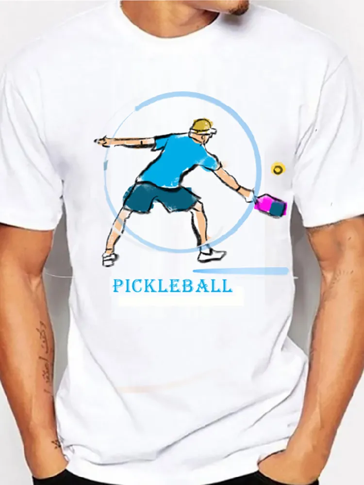 Mens Pickleball Shirts EU Size Quick Dry T Shirt  Men Women Print Original Design Gifts Tshirt