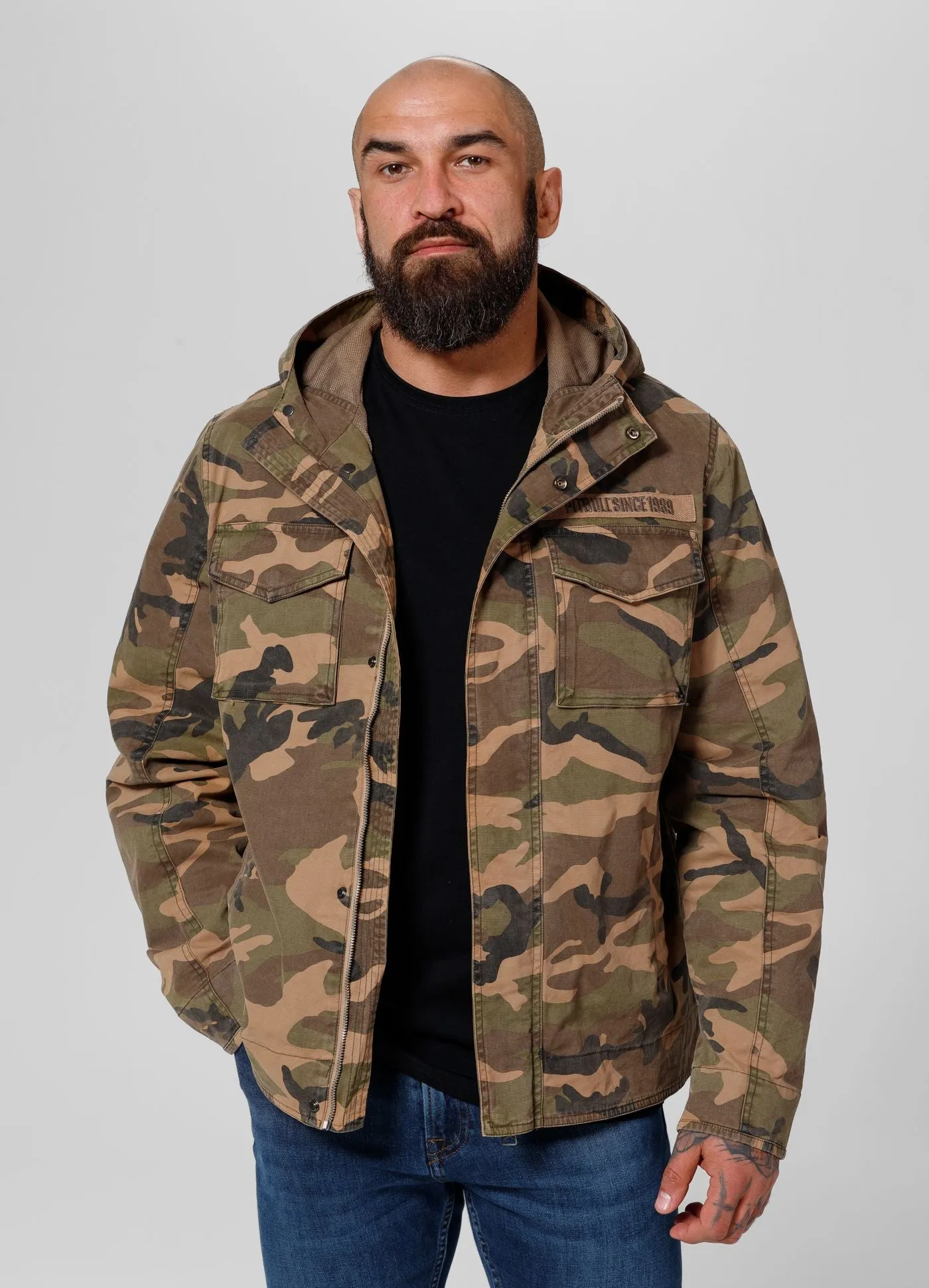 Men's transitional hooded jacket Fallon