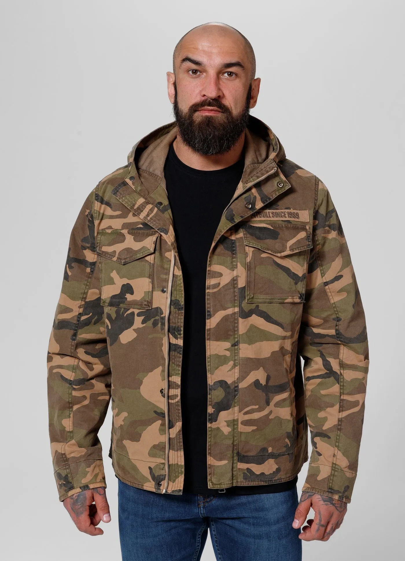 Men's transitional hooded jacket Fallon