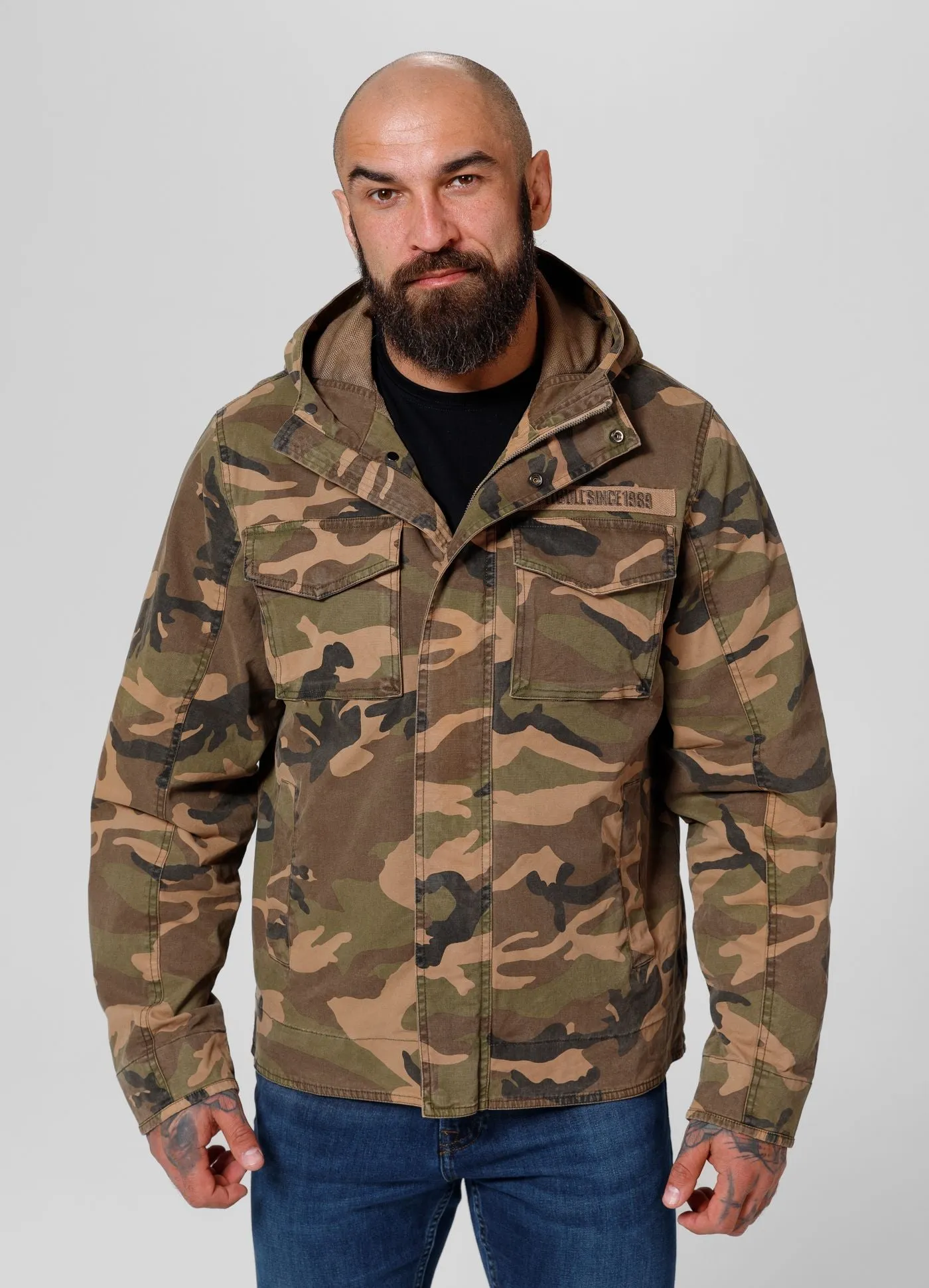 Men's transitional hooded jacket Fallon