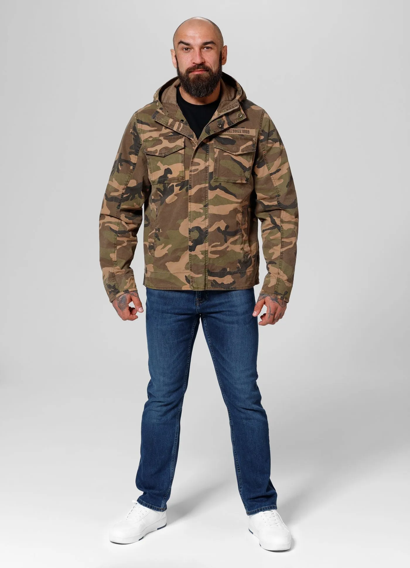 Men's transitional hooded jacket Fallon