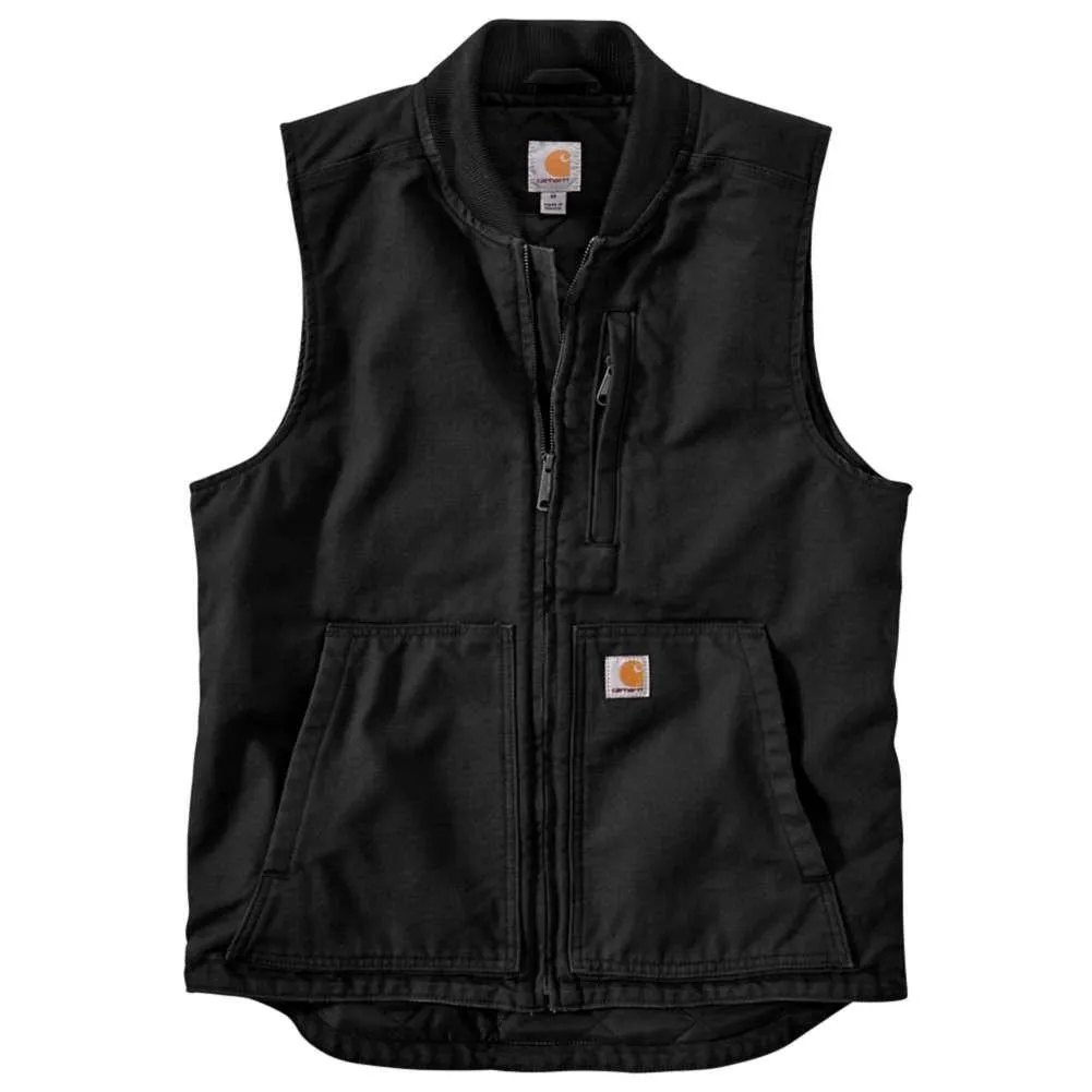 Men's Washed Duck Insulated Rib Collar Vest - Big - 104395B