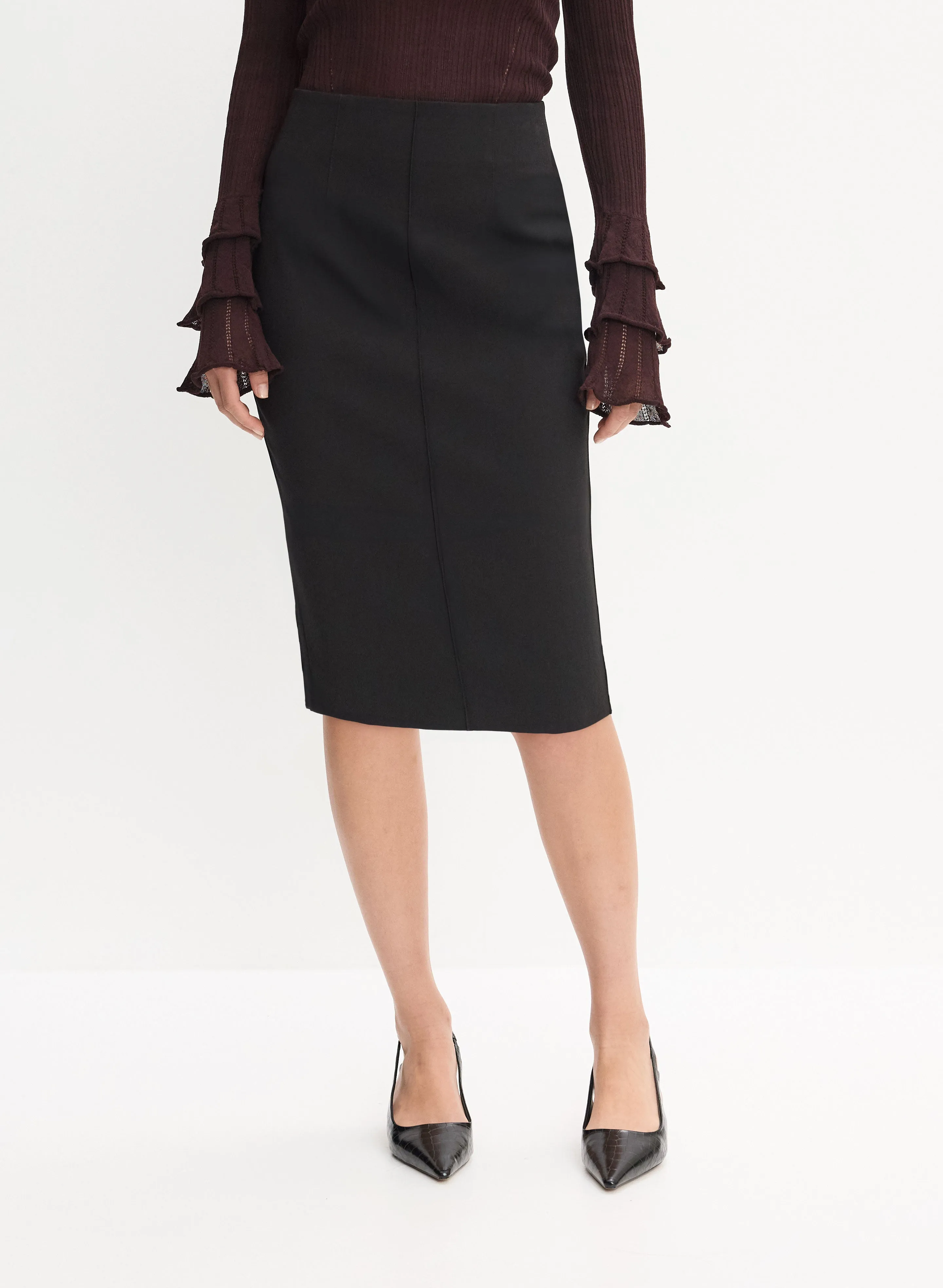 Midi Pencil Skirt