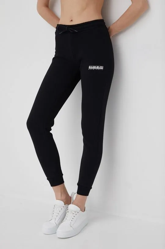 Napapijri trousers women's black color