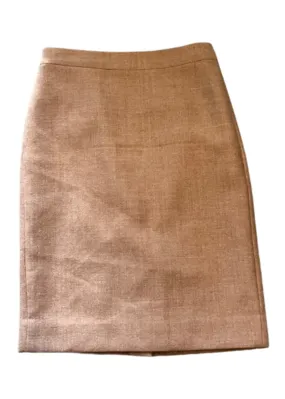 New Girl: Jessica Day's J. Crew #2 Tan Pencil Skirt (2)