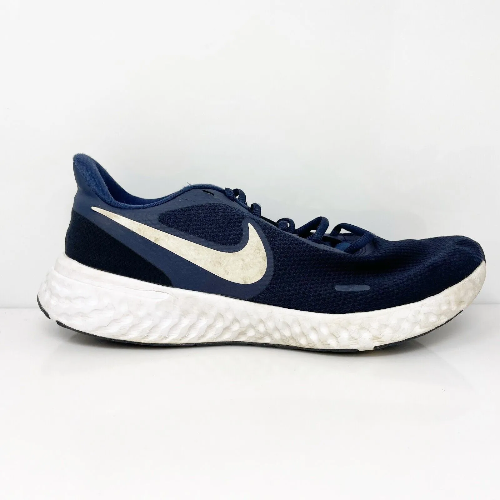 Nike Mens Revolution 5 BQ3204-400 Blue Running Shoes Sneakers Size 10