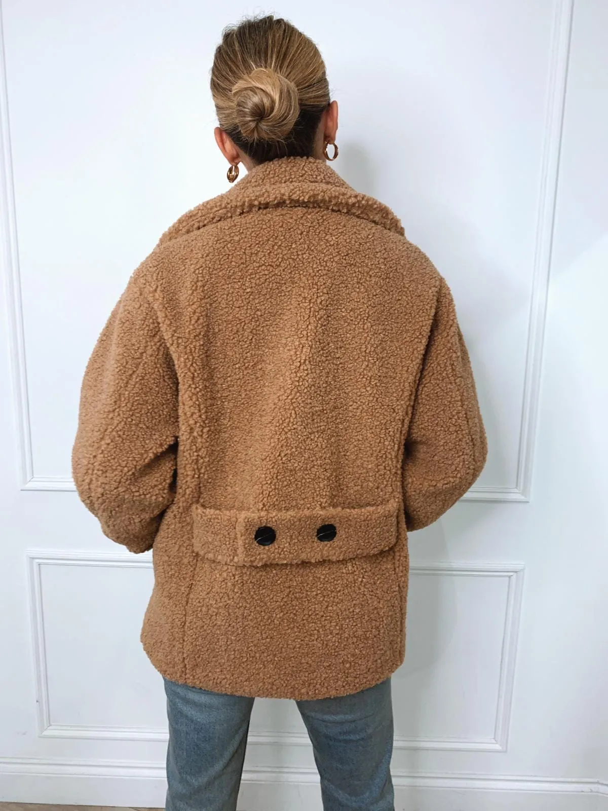 Noelle Teddy Coat - Beige