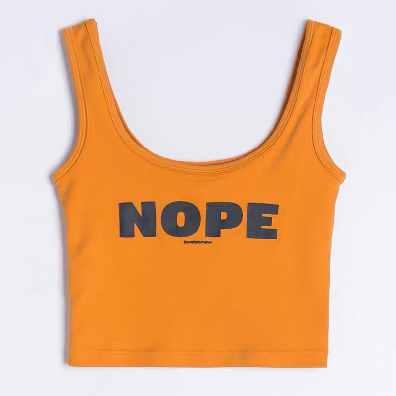 “NOPE” VEST BUY ONE GET ONE FREE BY32602