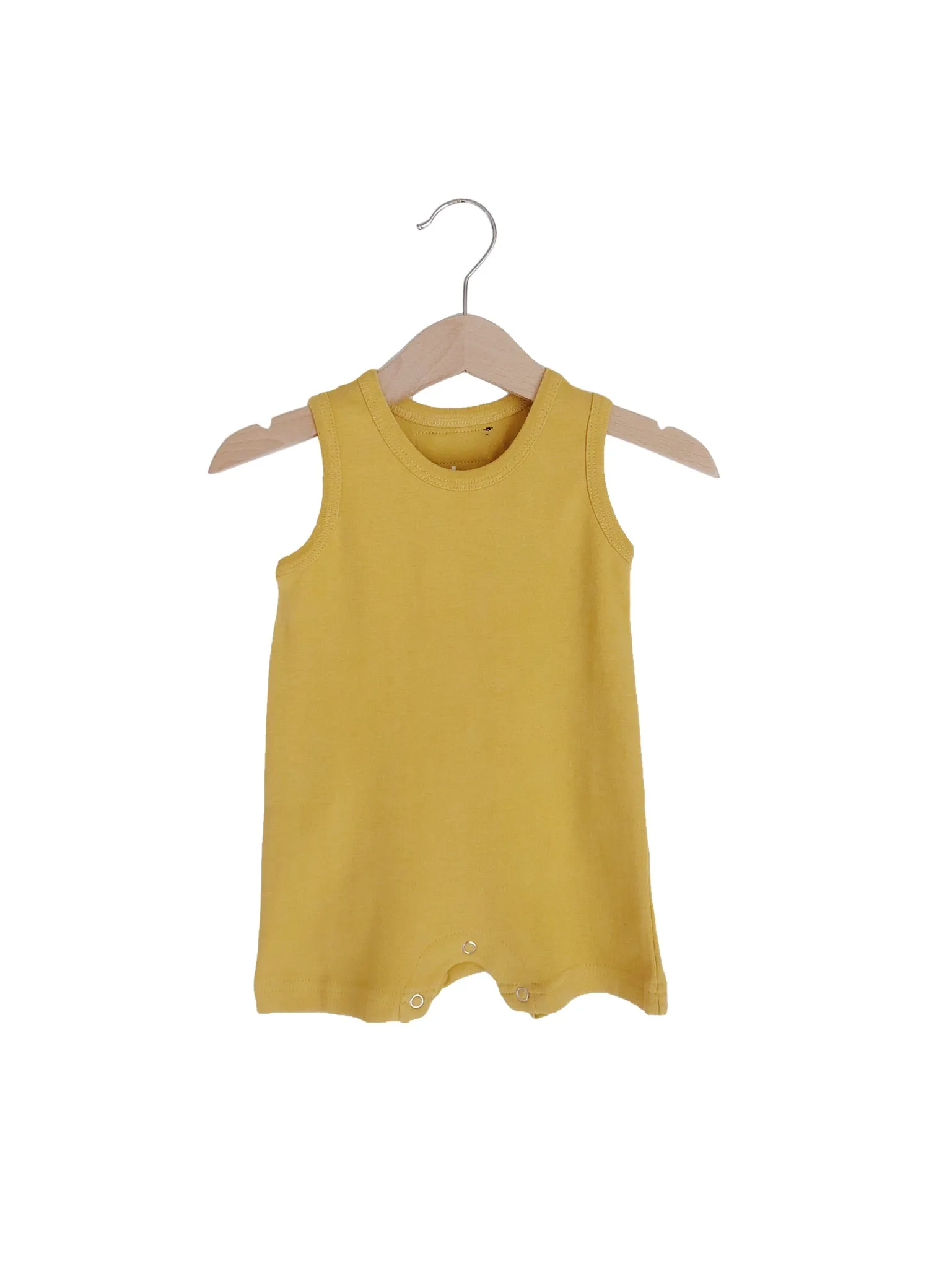 Organic Tank Romper -  Colors