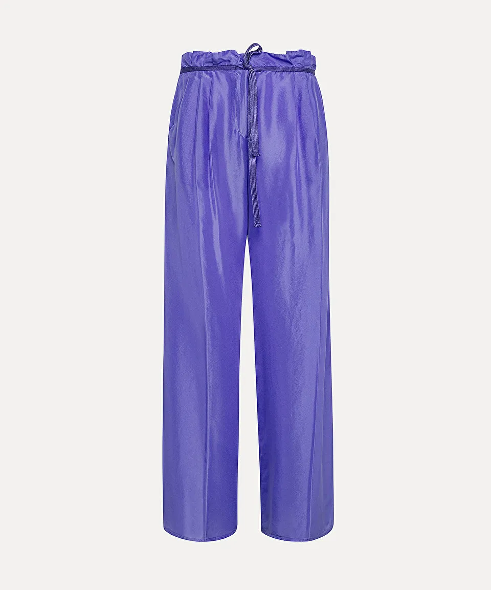 palazzo pants in habotai silk