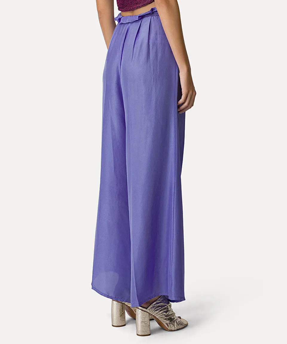 palazzo pants in habotai silk