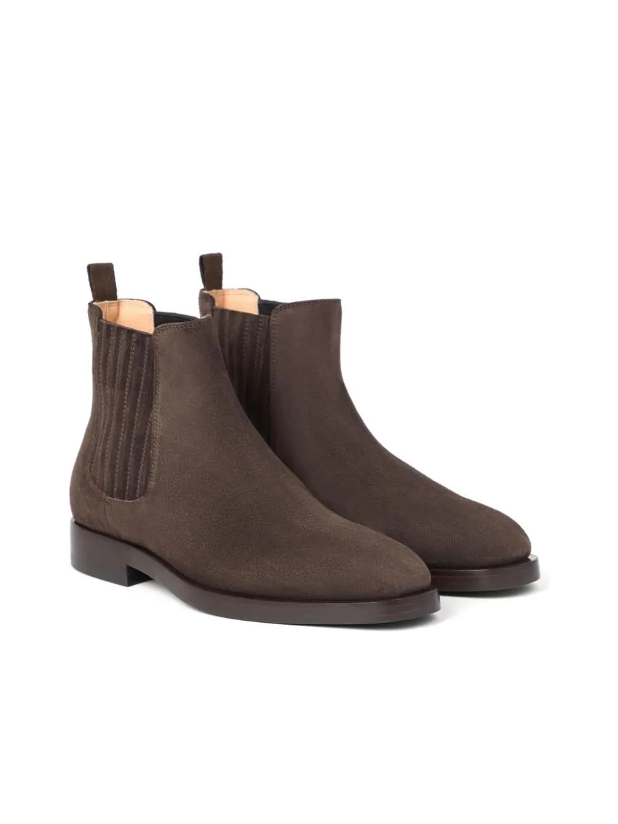 Panelled Anklelength Boots