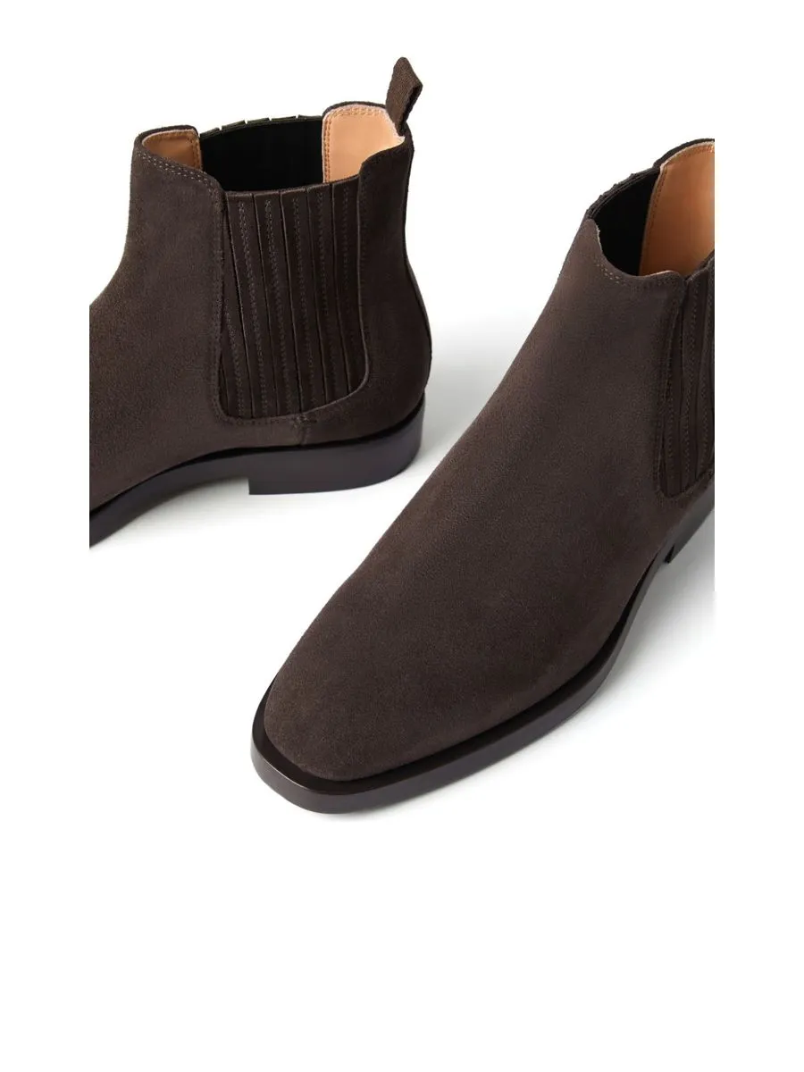 Panelled Anklelength Boots