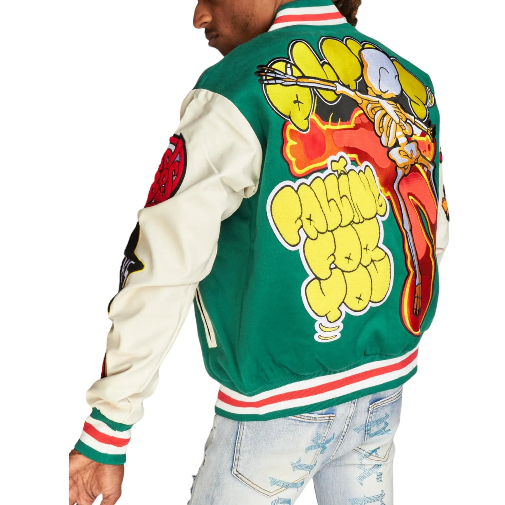 PLTKS: Never Slow Down Varsity Jacket