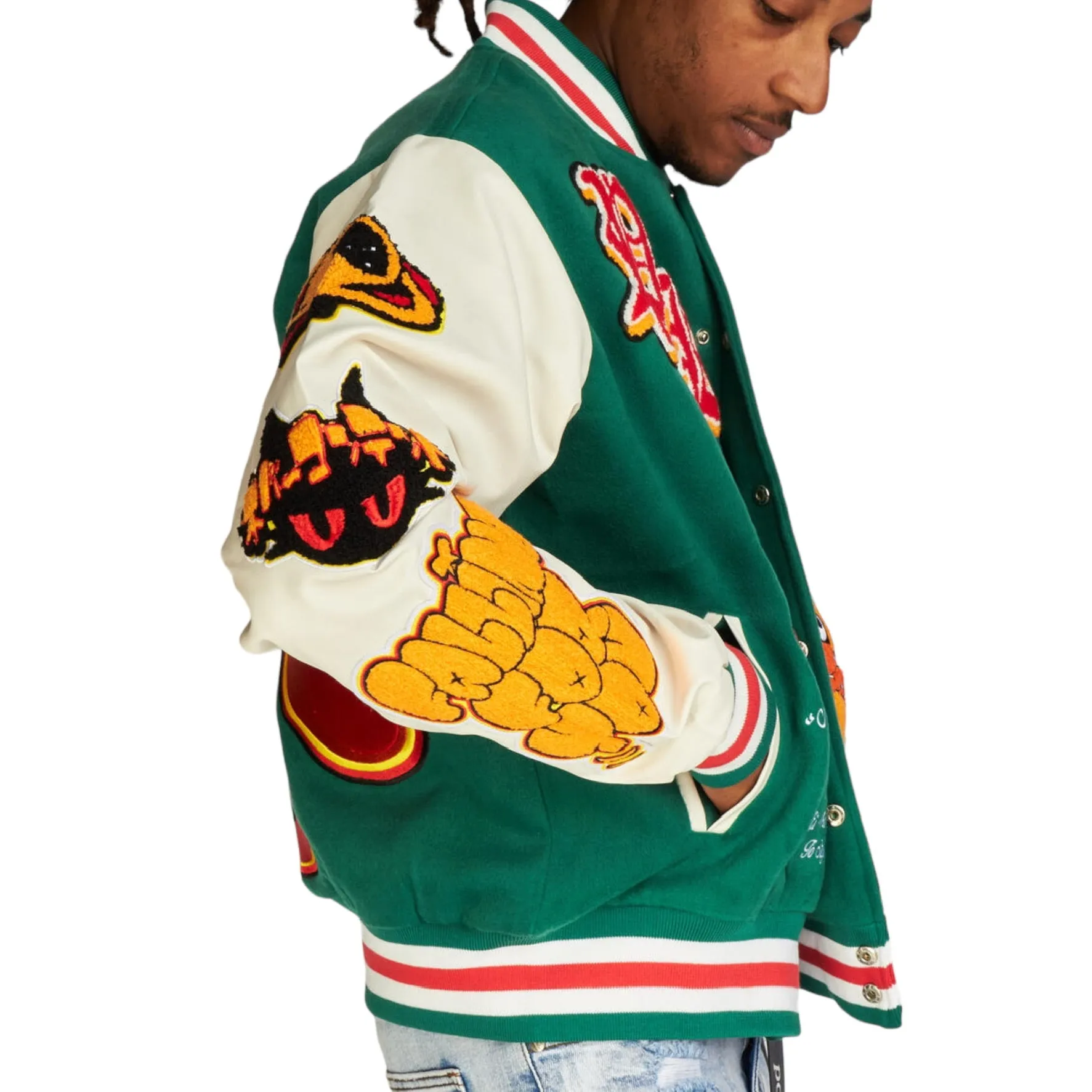 PLTKS: Never Slow Down Varsity Jacket