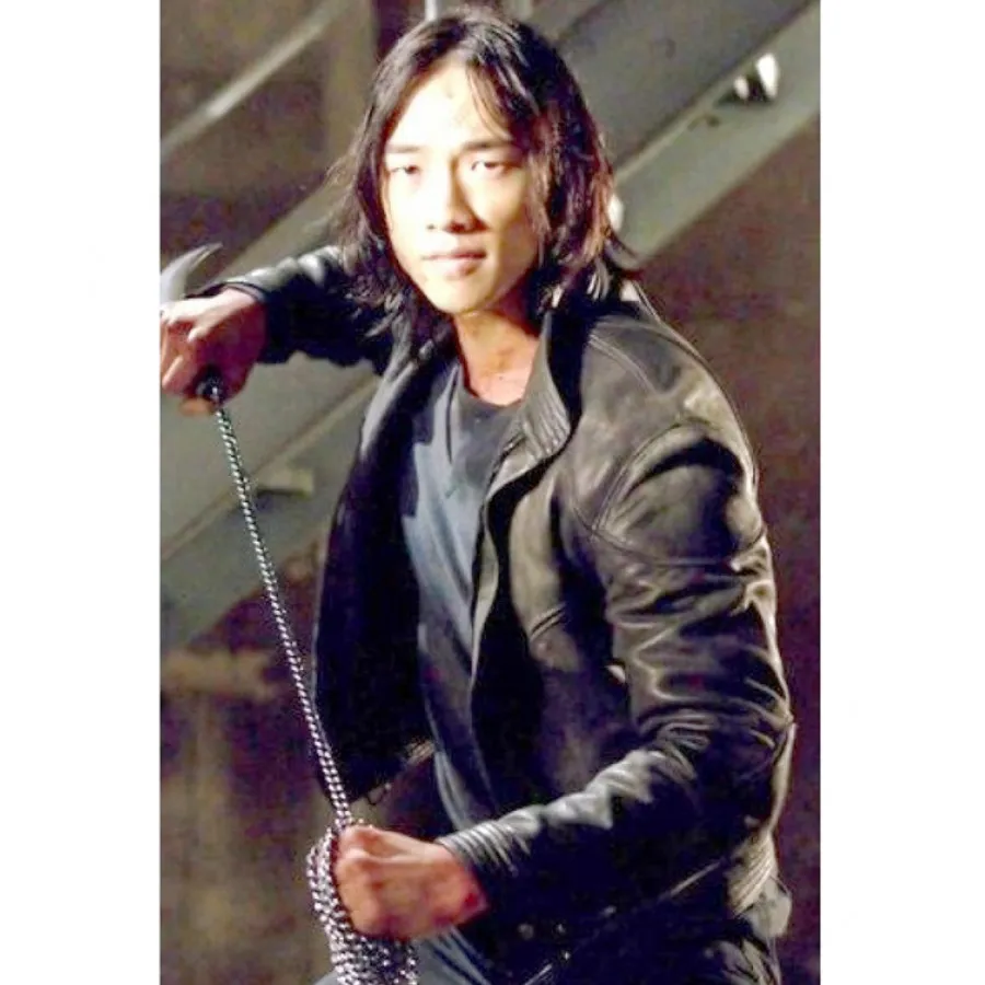 Rain as Raizoe Ninja Assassin Leather Jacket - Ninja Assassin Jacket