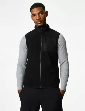 Recycled Fleece Zip Up Gilet