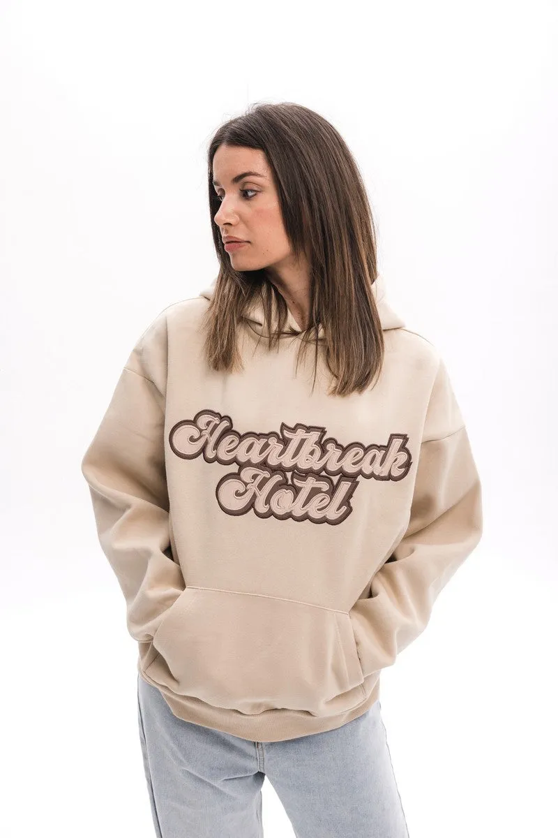 Retro Logo Embroidered Hoodie