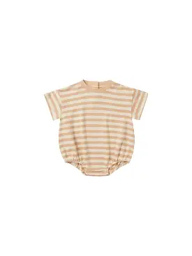 Rylee & Cru - Apricot Stripe Relaxed Bubble Romper