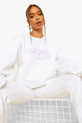 Self Care Club Sweater Tracksuit