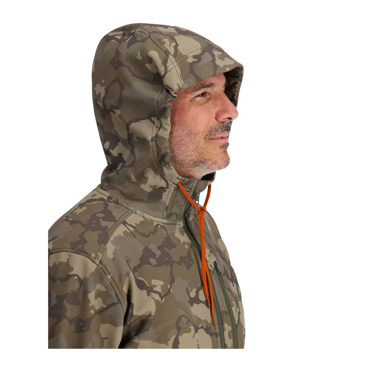 Simms Rogue Hoody Regiment Camo Olive Drab