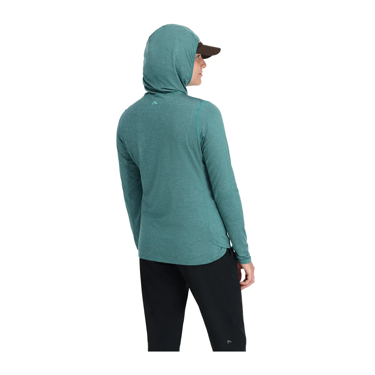 Simms Womens BugStopper SolarFlex Hoody Bluegrass Heather