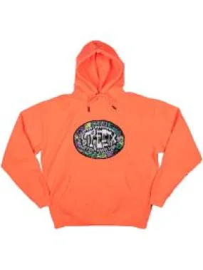 StreetX 90's Beach Hoody - Hot Coral