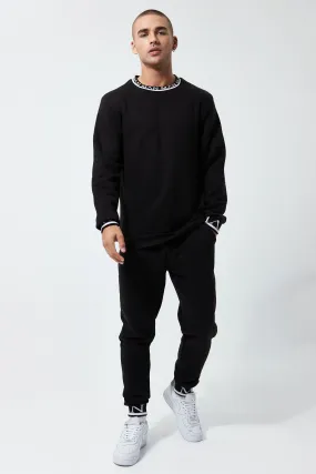 Sweater Tracksuit With Man Rib