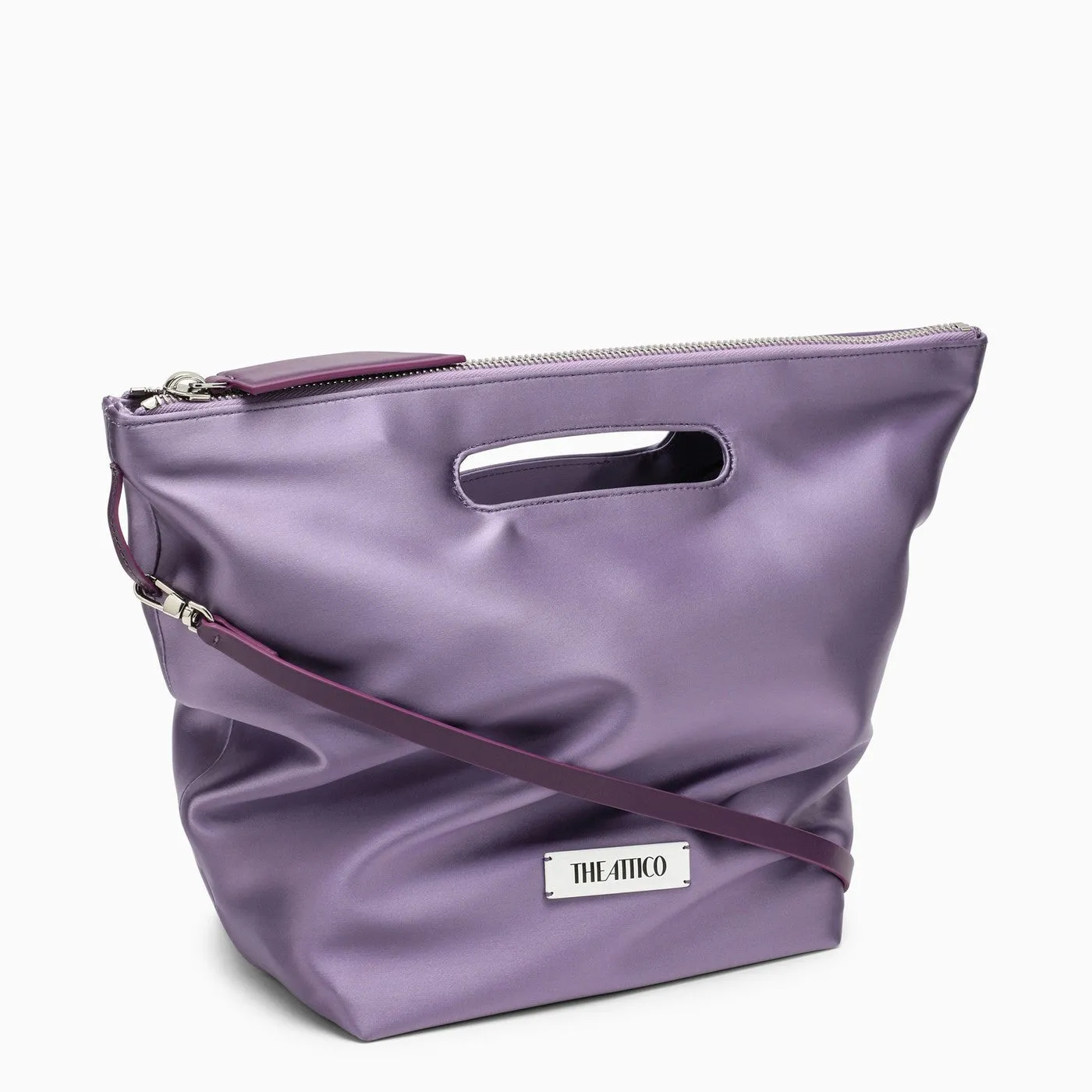 The Attico    The Attico Via Dei Giardini 30 Lilac Tote Bag