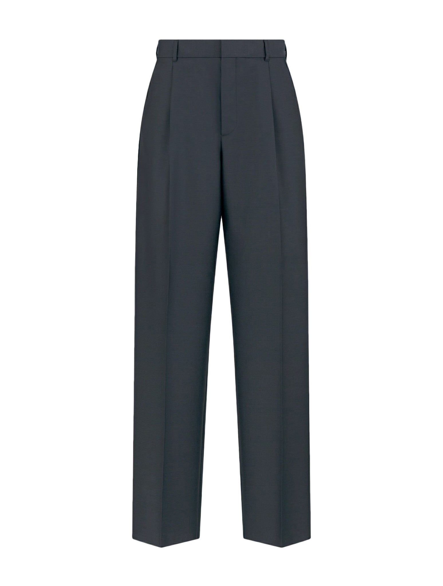 trousers with pleats