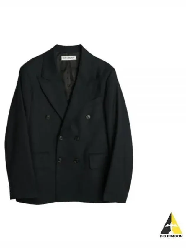 Unconstructed DB Blazer Jacket Black