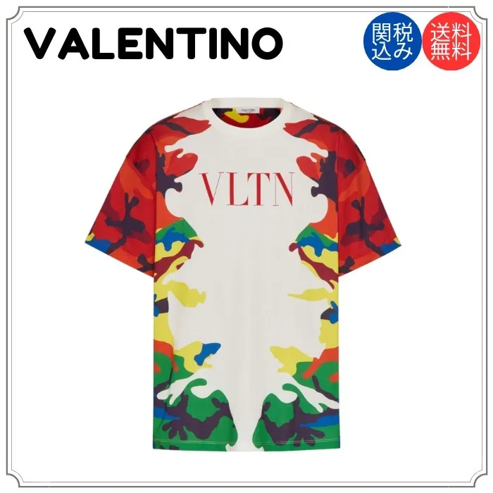 VALENTINO  |Cotton Logo Luxury T-Shirts