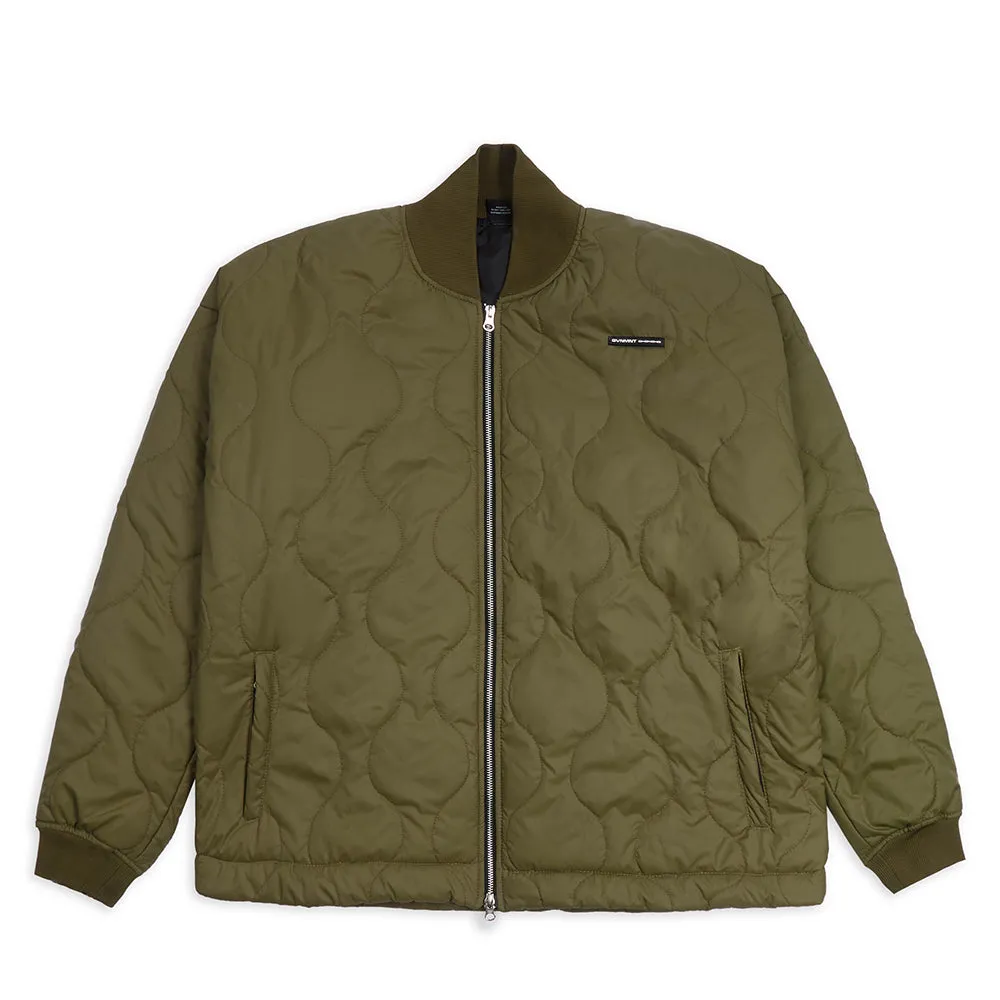 Wavy Quilted Puffa Jacket