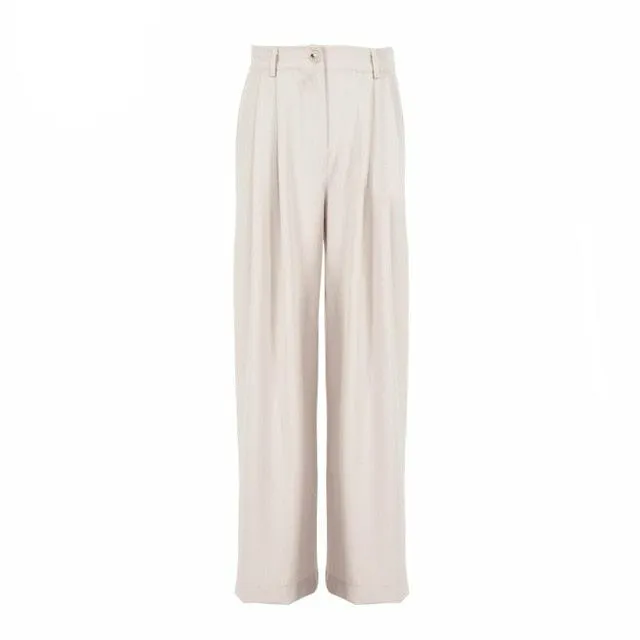 Wide Leg Pants Vintage Female Palazzo Pant , Tops and Sets