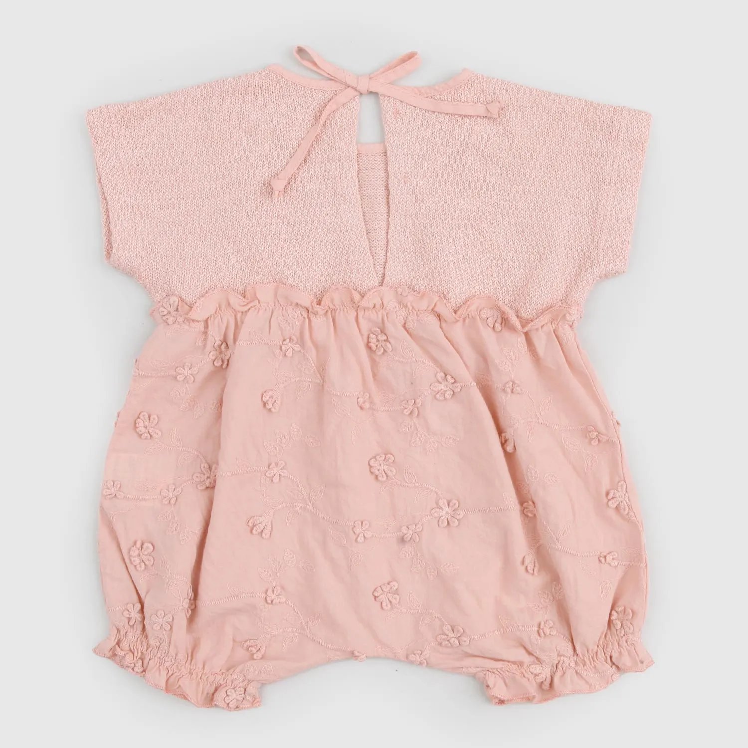 Zhoe & Tobiah Old Pink Baby Girl Romper