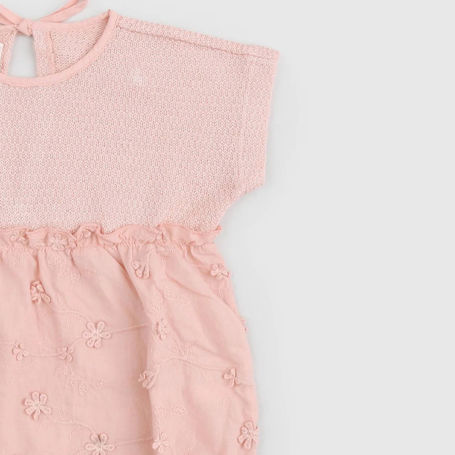 Zhoe & Tobiah Old Pink Baby Girl Romper